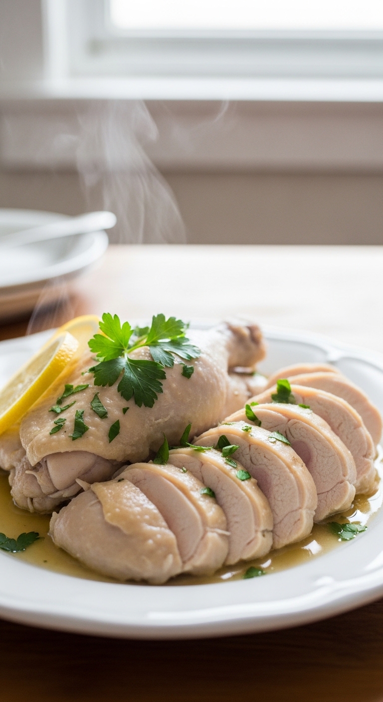 Martha Stewart Poached Chicken Recipe