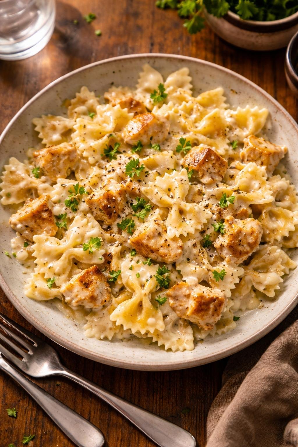 Pioneer Woman Bowtie Chicken Alfredo Recipe