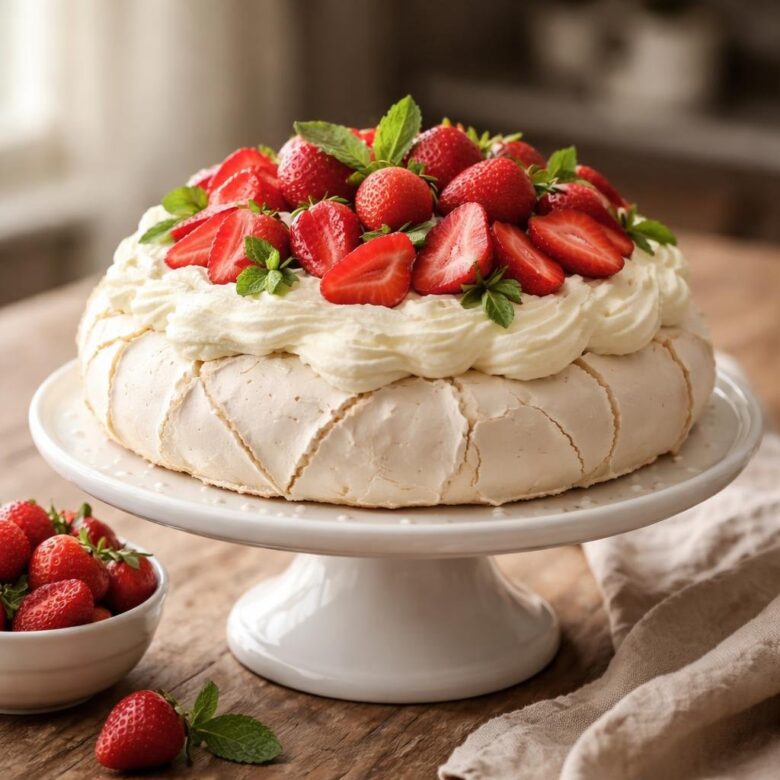 Mary Berry Strawberry Pavlova Recipe
