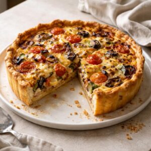 Mary Berry Roasted Vegetable Quiche Recipe