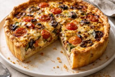Mary Berry Roasted Vegetable Quiche​ Recipe