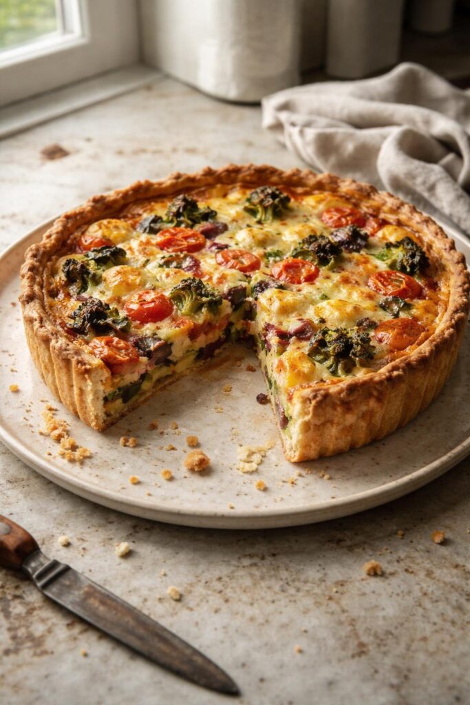 Mary Berry Roasted Vegetable Quiche Recipe