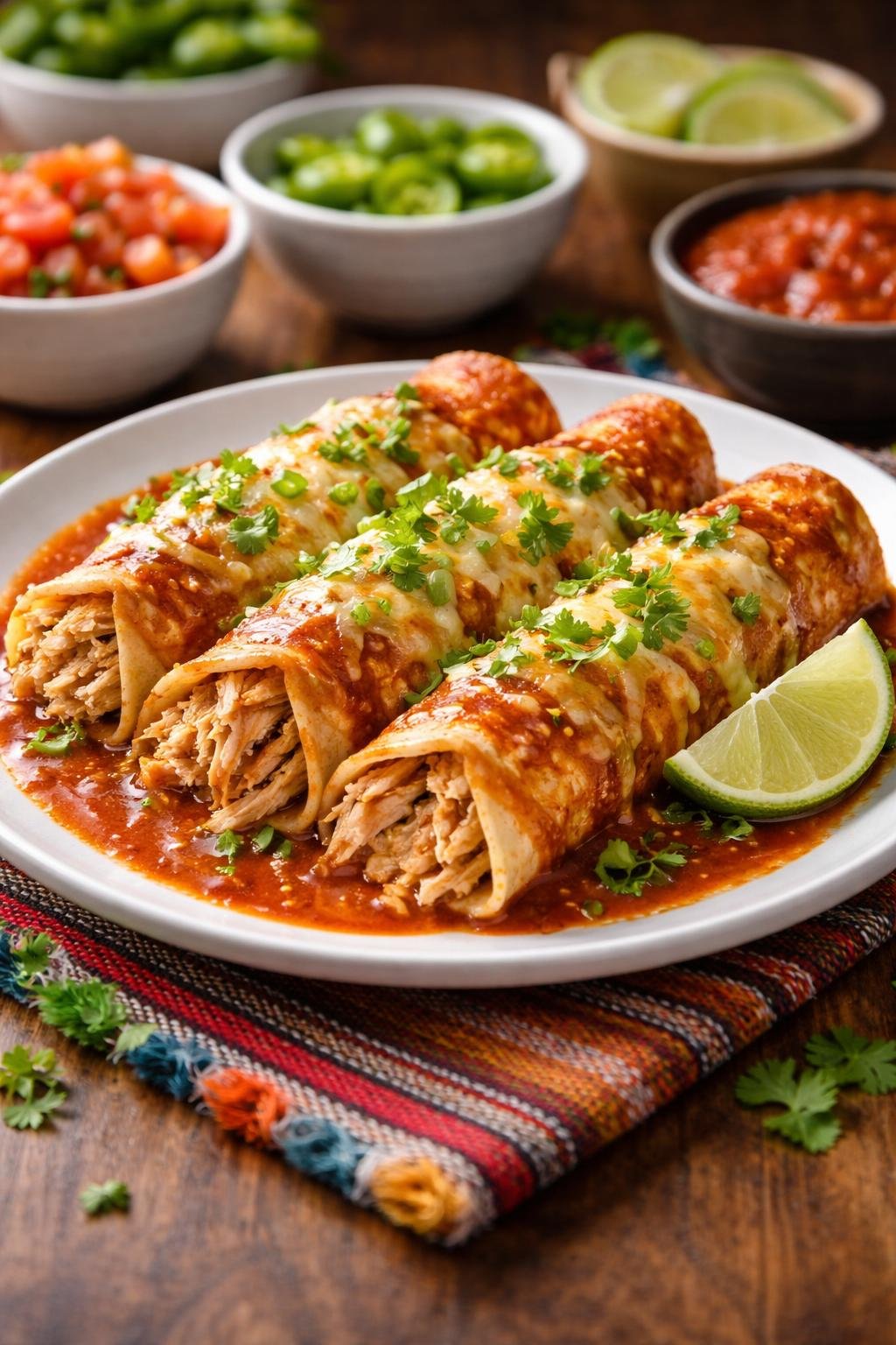 Bobby Flay Chicken Enchiladas 