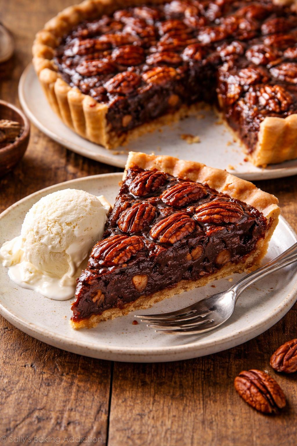 Paula Deen Chocolate Pecan Pie 