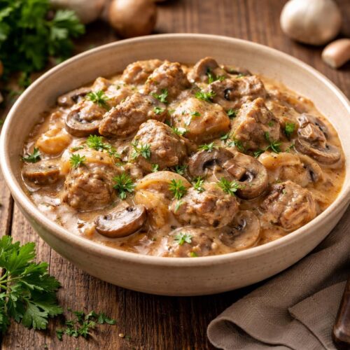 Hairy Bikers Pork Stroganoff Recipe