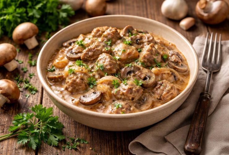 Hairy Bikers Pork Stroganoff Recipe