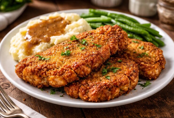 Paula Deen Chicken Fried Pork Chops Recipe