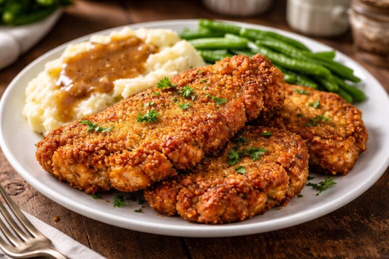 Paula Deen Chicken Fried Pork Chops Recipe