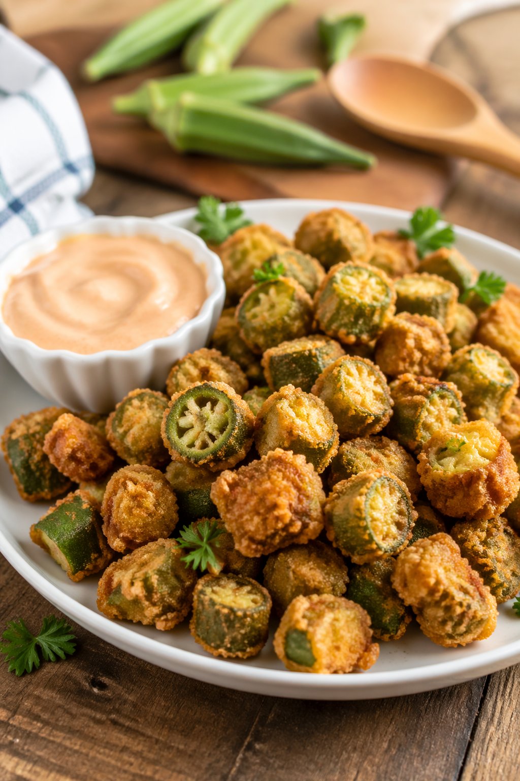 Paula Deen Fried Okra 