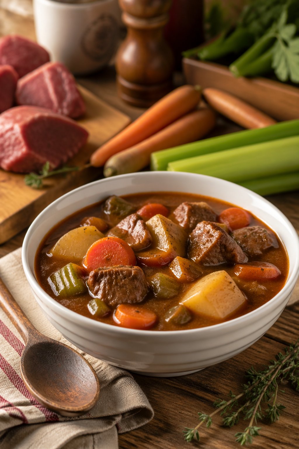 Paula Deen Old Time Beef Stew 