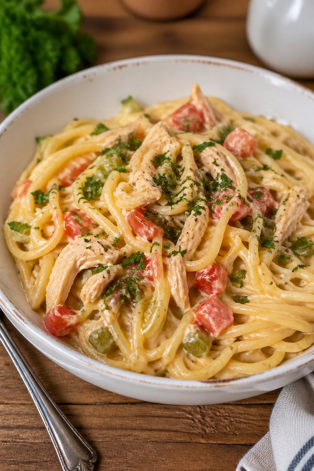 Paula Deen Chicken Spaghetti 