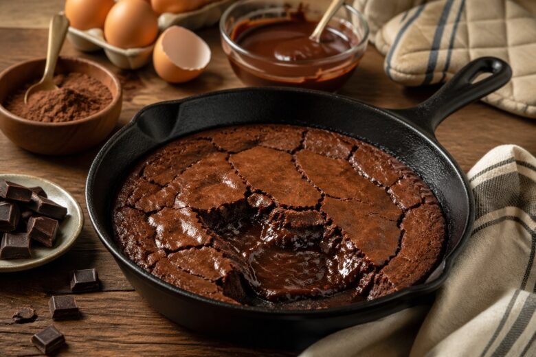 Ina Garten Molten Skillet Brownies Recipe