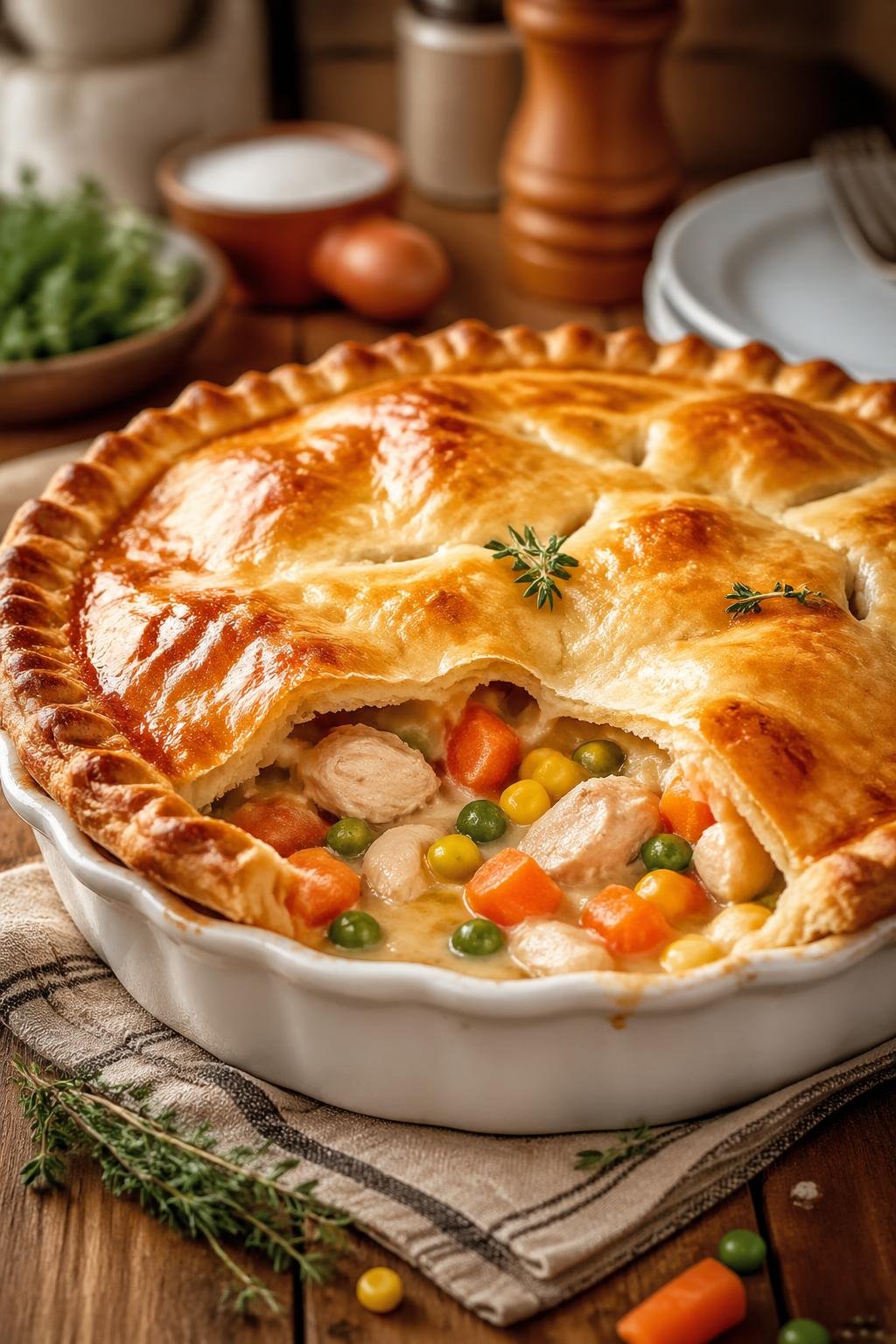 Paula Deen Chicken Pot Pie 