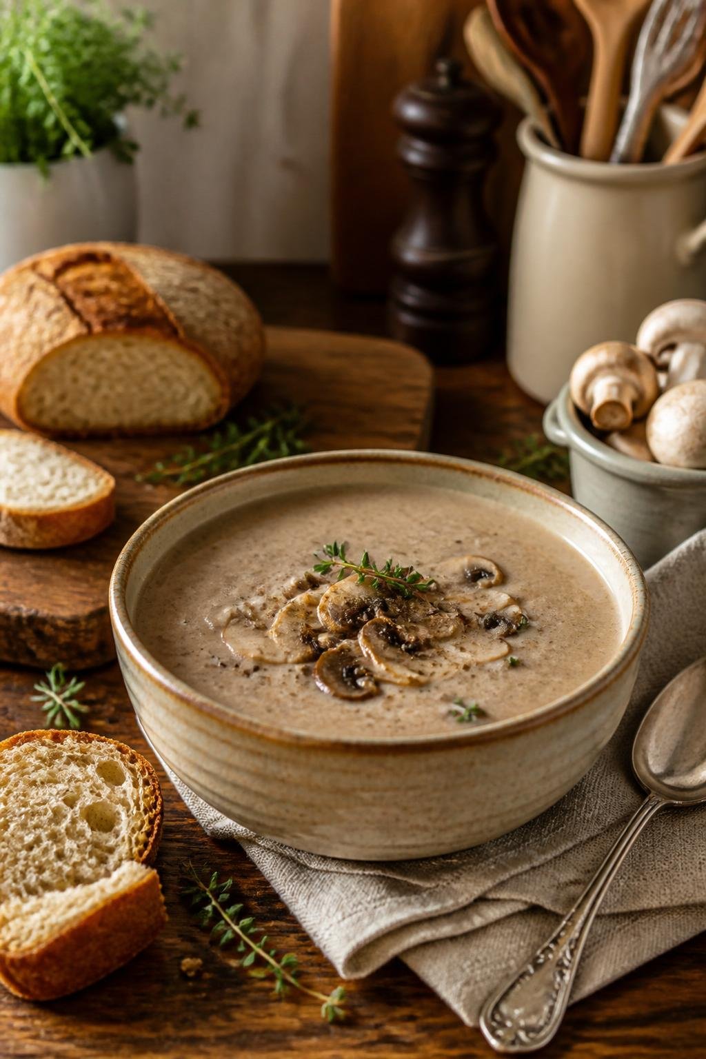 Martha Stewart French Mushroom Soup 