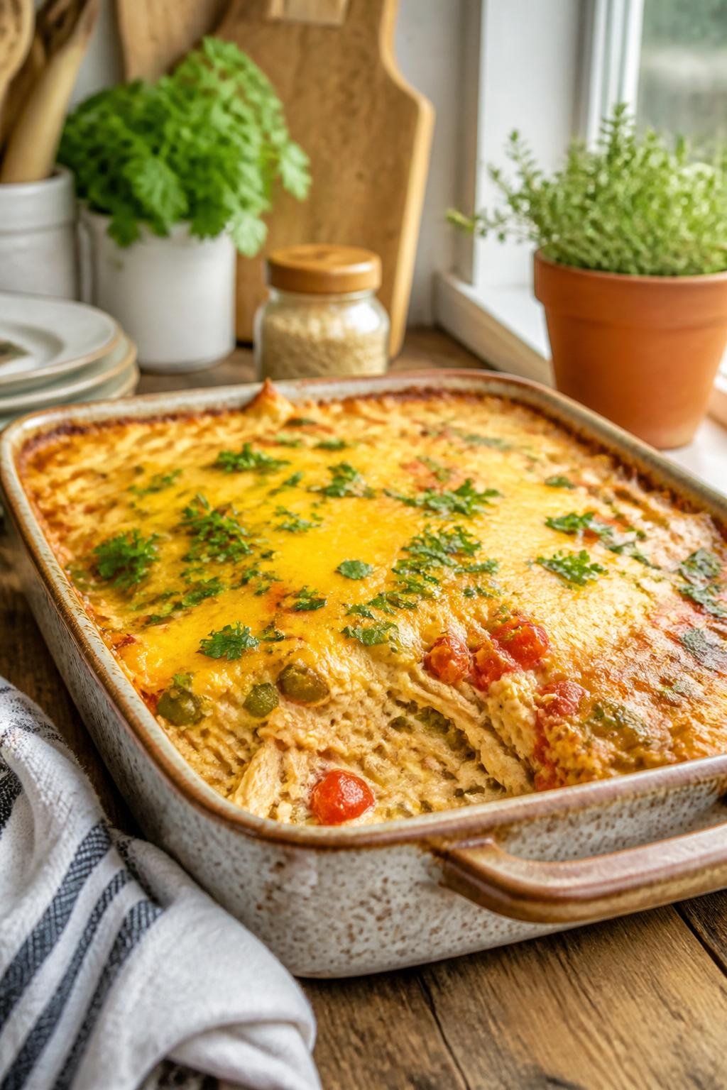 Joanna Gaines King Ranch Chicken Casserole 