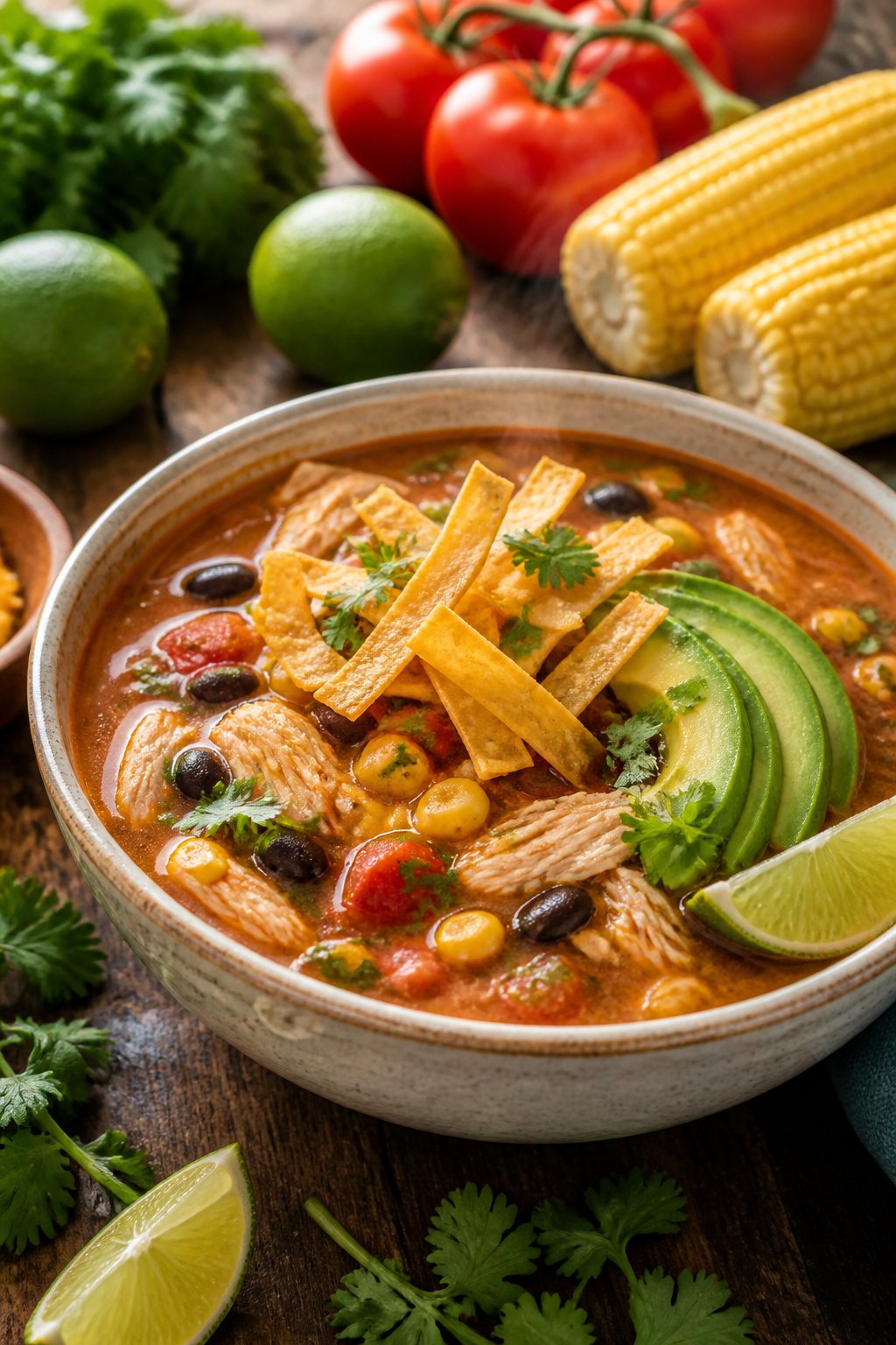 Pioneer Woman Chicken Tortilla Soup 