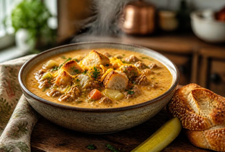 Pioneer Woman Cheeseburger Soup Recipe