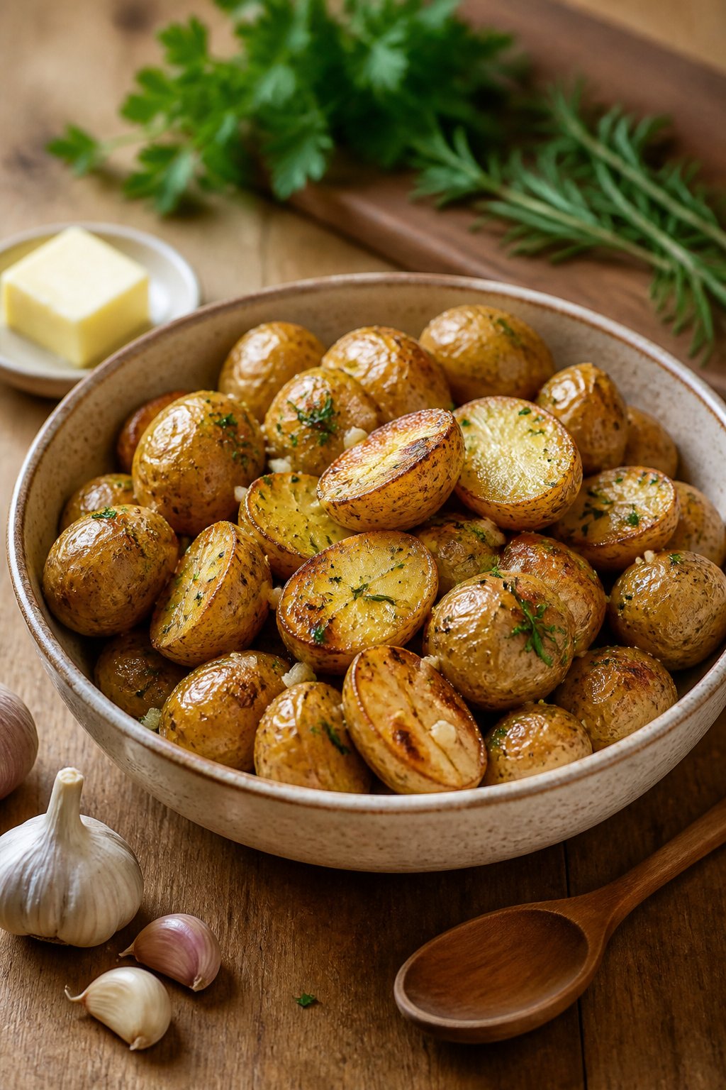 Garlic Butter Potatoes 