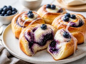 Blueberry Cheesecake Buns Recipe