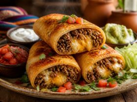 Beef and Cheese Chimichangas Recipe