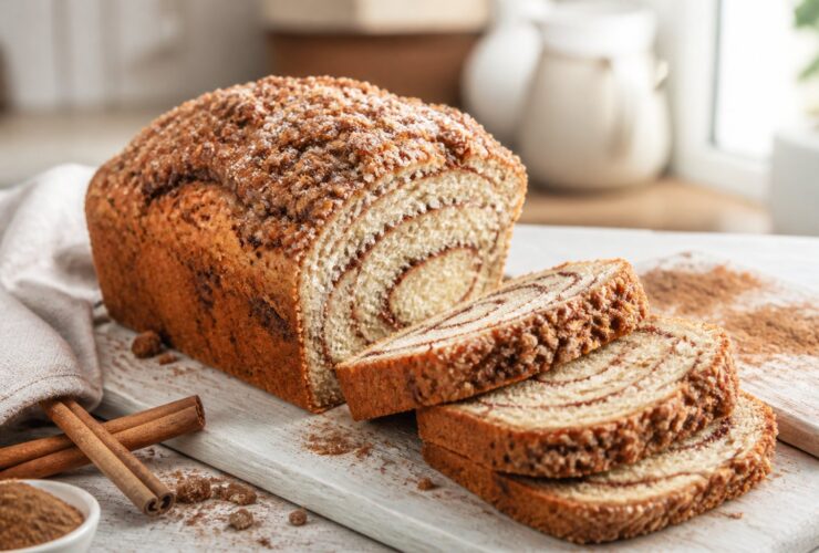 Cinnamon Streusel Bread Recipe
