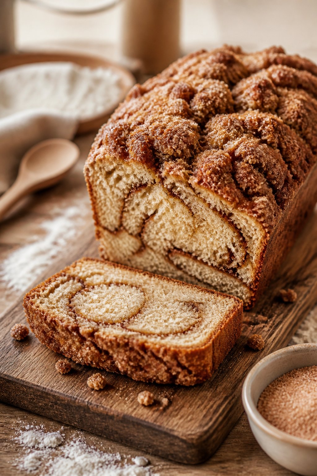 Cinnamon Streusel Bread